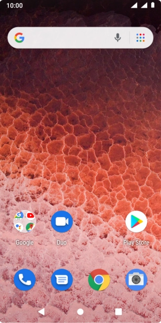 Press the phone icon.