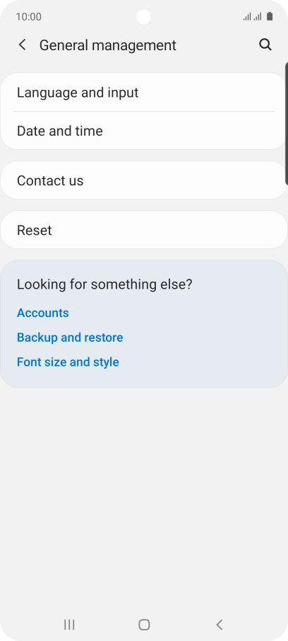 Press Date and time.