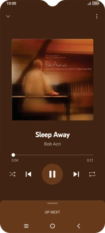 Press arrow right to go to the next audio file.