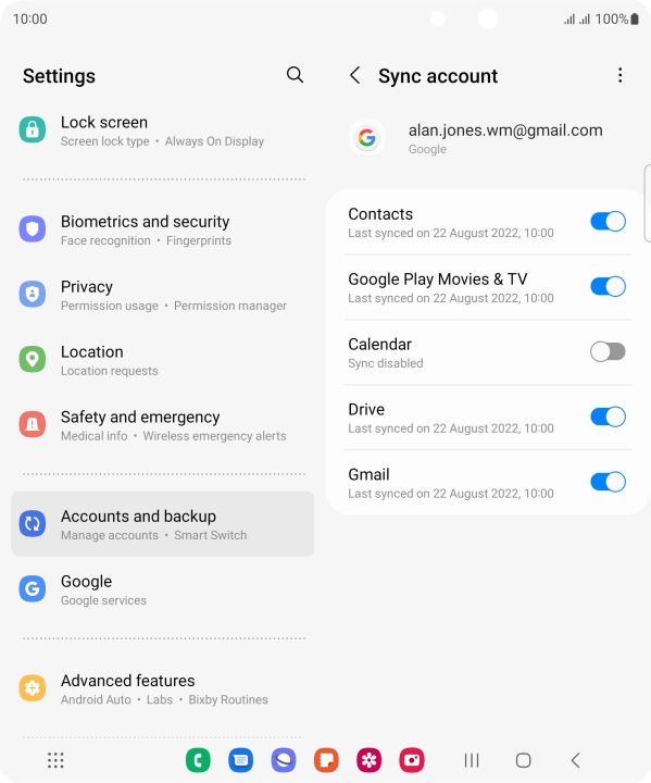 Press the Home key to return to the home screen.