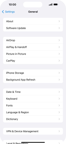 Press Background App Refresh.