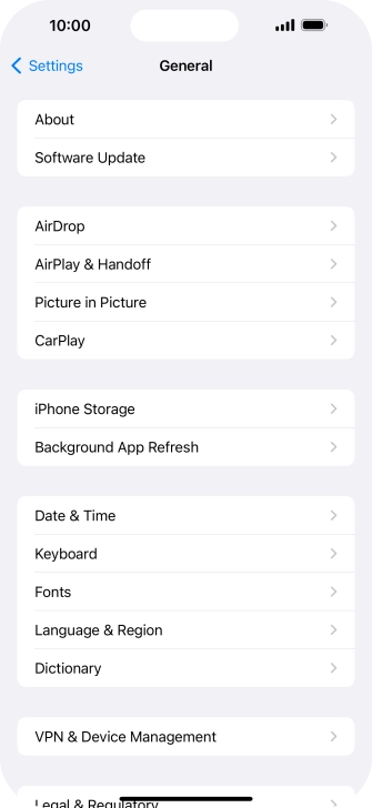 Press Background App Refresh.