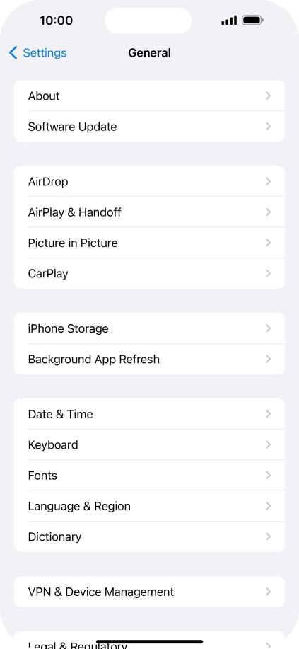 Press Background App Refresh.