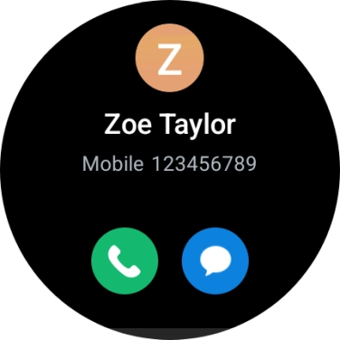 Press the call icon.