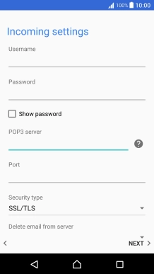 Press the field below 