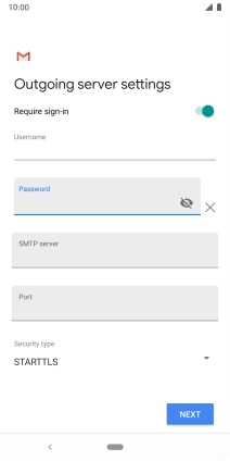 Press the field below 