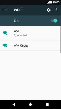 Press the Home key to return to the home screen.