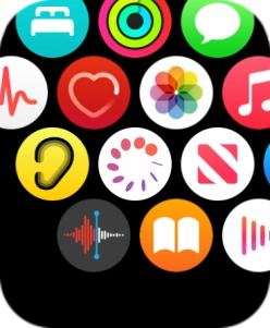 Press the heart rate sensor icon.