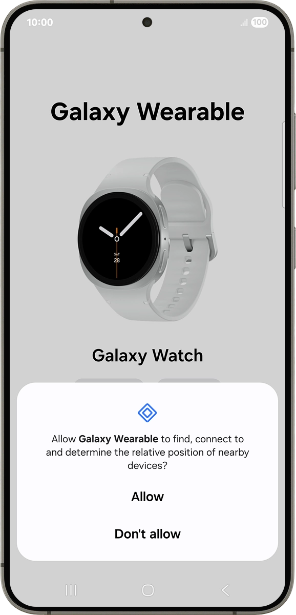 On your phone: Press Allow.