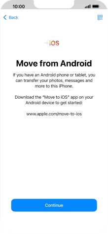To transfer content to your phone, you need to install the app 