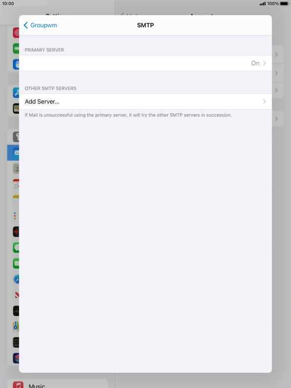 Press the field below 