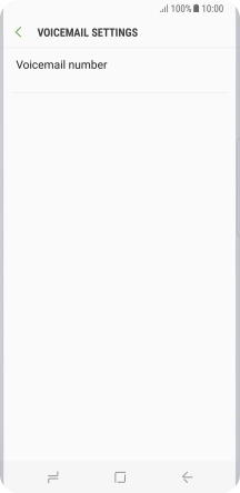 Press Voicemail number.