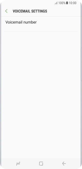 Press Voicemail number.