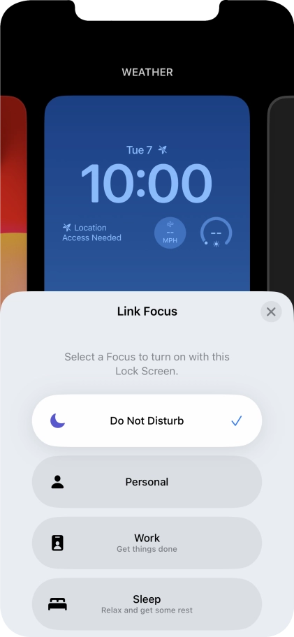 Press the close icon.