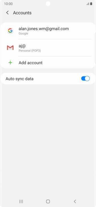 Press the Home key to return to the home screen.