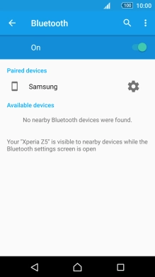 Press the Home key to return to the home screen.