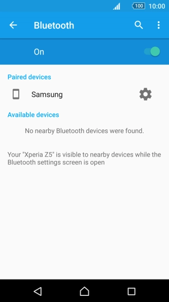 Press the Home key to return to the home screen.