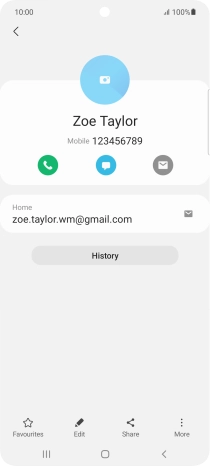 Press the call icon.