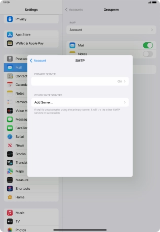 Press the field below 