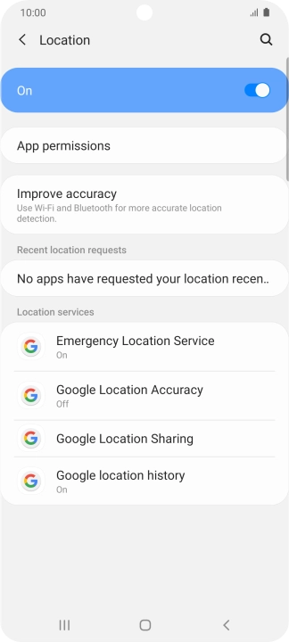 Press App permissions.