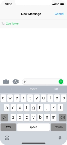 Press the camera icon.