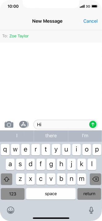 Press the camera icon.
