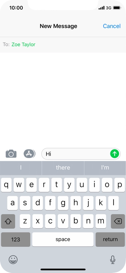 Press the camera icon.
