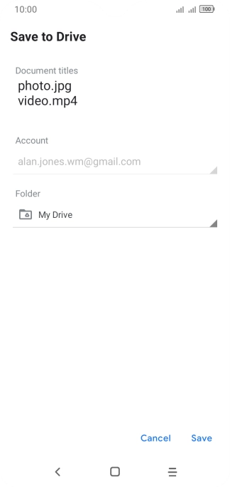 Press the field below 