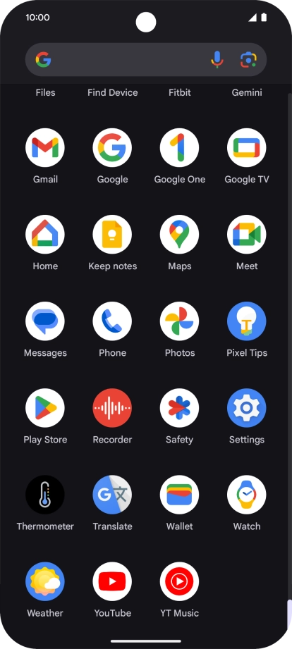 Press Photos and go to the required folder.