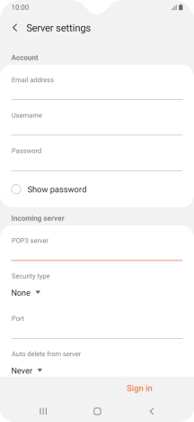Press the drop down list below 