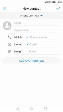 Press the address book drop down list.
