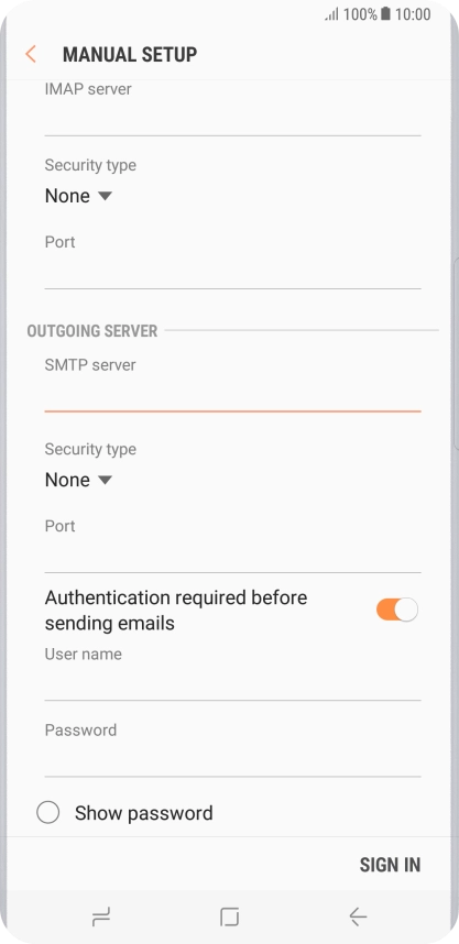 Press the drop down list below 