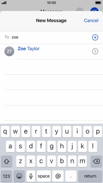 Press the required contact.