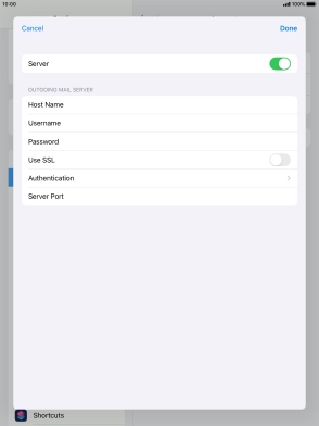 Press Authentication.