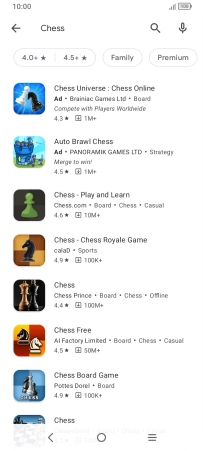 Press the required app.