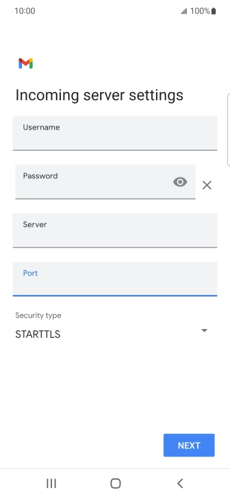 Press the drop down list below 