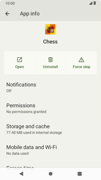 Press Storage and cache.