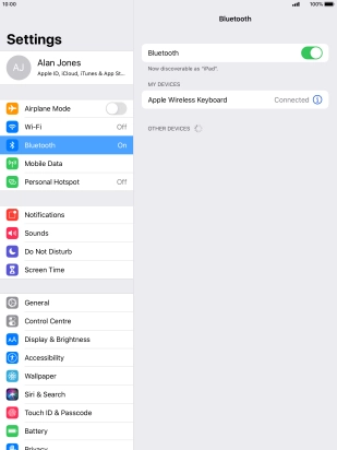 Press the Home key to return to the home screen.