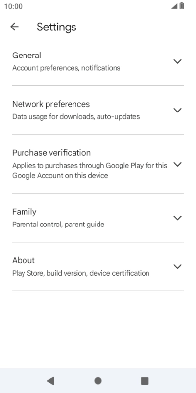 Press Network preferences.