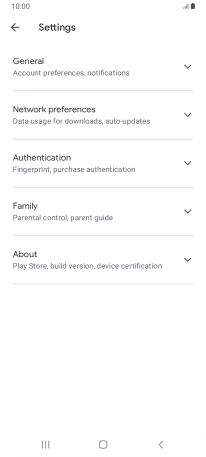 Press Network preferences.