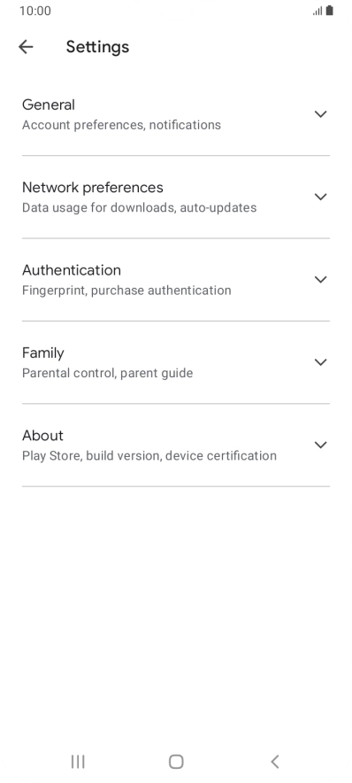 Press Network preferences.