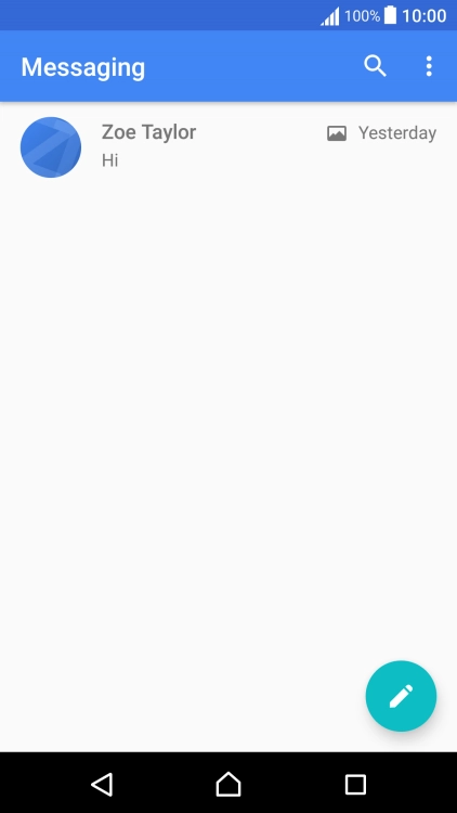 Press the new message icon.