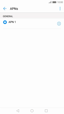 Press the menu icon.