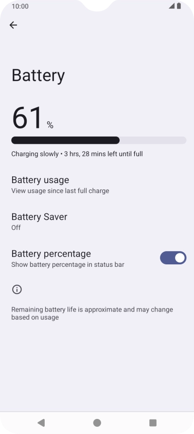 Press Battery Saver.