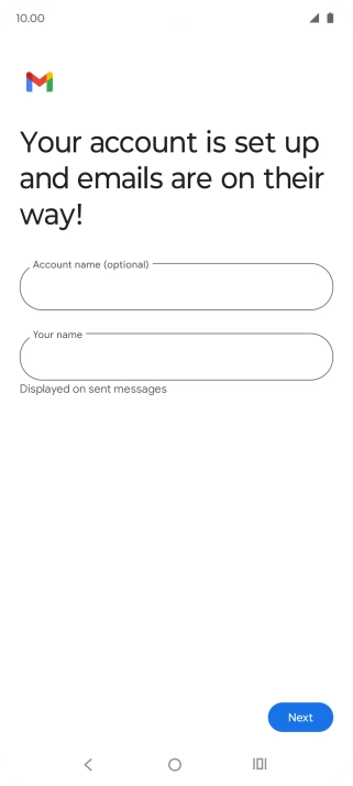 Press the field below 