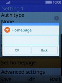 Key in http://pxt.vodafone.net.au/pxtsend and press the Left selection key.