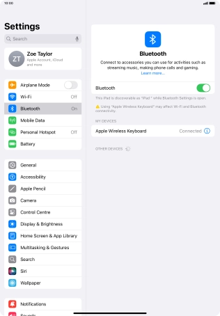 Slide your finger upwards starting from the bottom of the screen to return to the home screen.