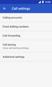 Press Additional settings.