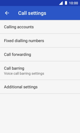 Press Additional settings.