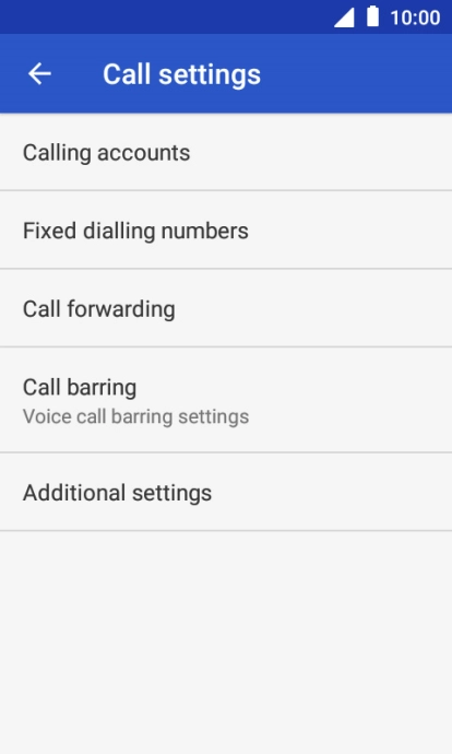 Press Additional settings.